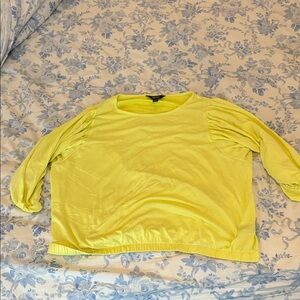 Simply Vera Vera Wang Yellow Sweatshirt